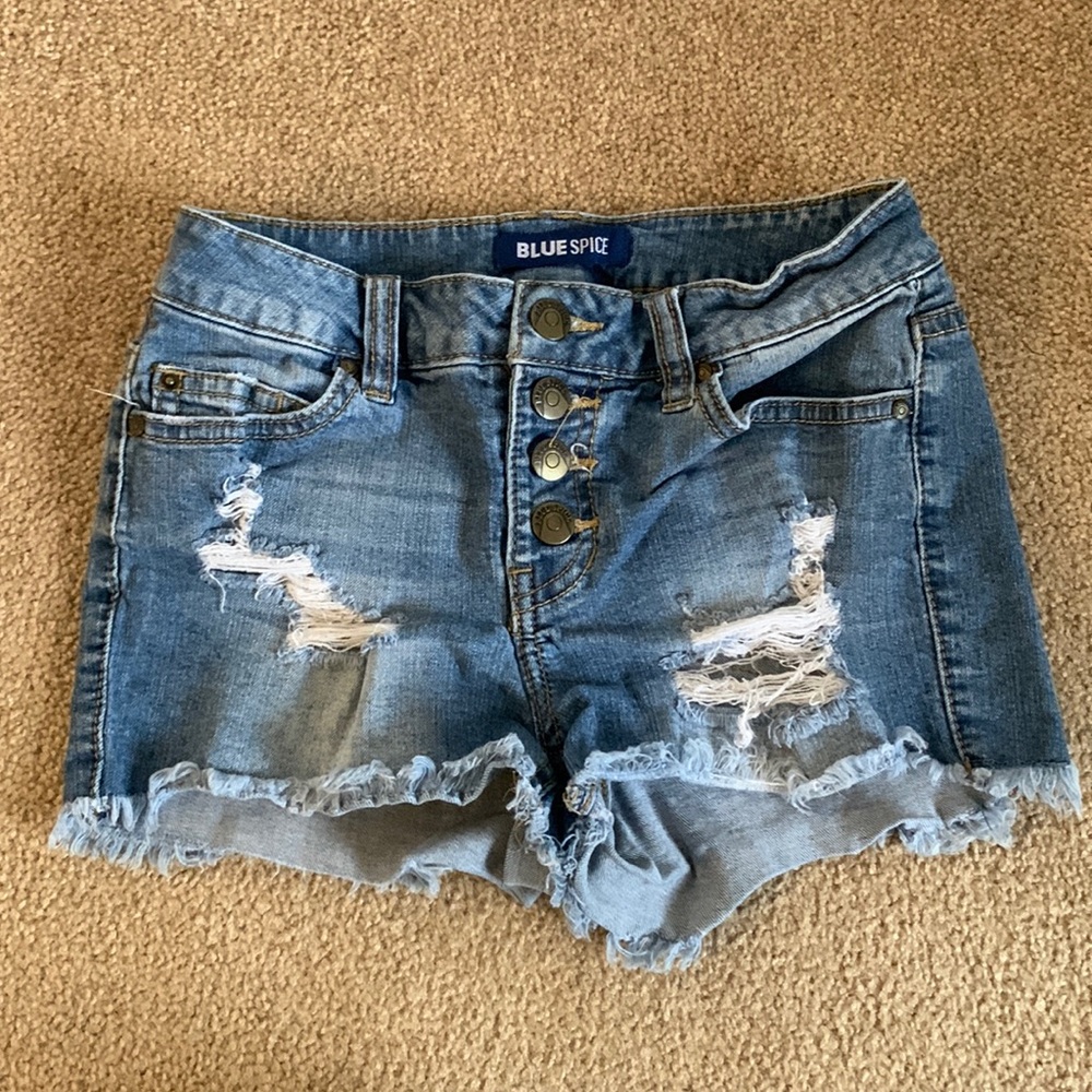 Blue Spice jean shorts